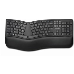 Kensington Pro Fit Ergo Wireless Keyboard With AES Encryption Black