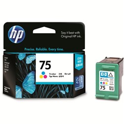 HP 75 Ink Cartridge Tri Colour CB337WA