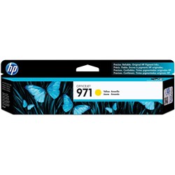 HP 971 OfficeJet Ink Cartridge Yellow CN624AA