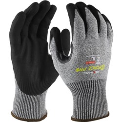 Maxisafe G-Force Safety Gloves Ultra C5 Plus Reinforced Extra Large Grey And Black